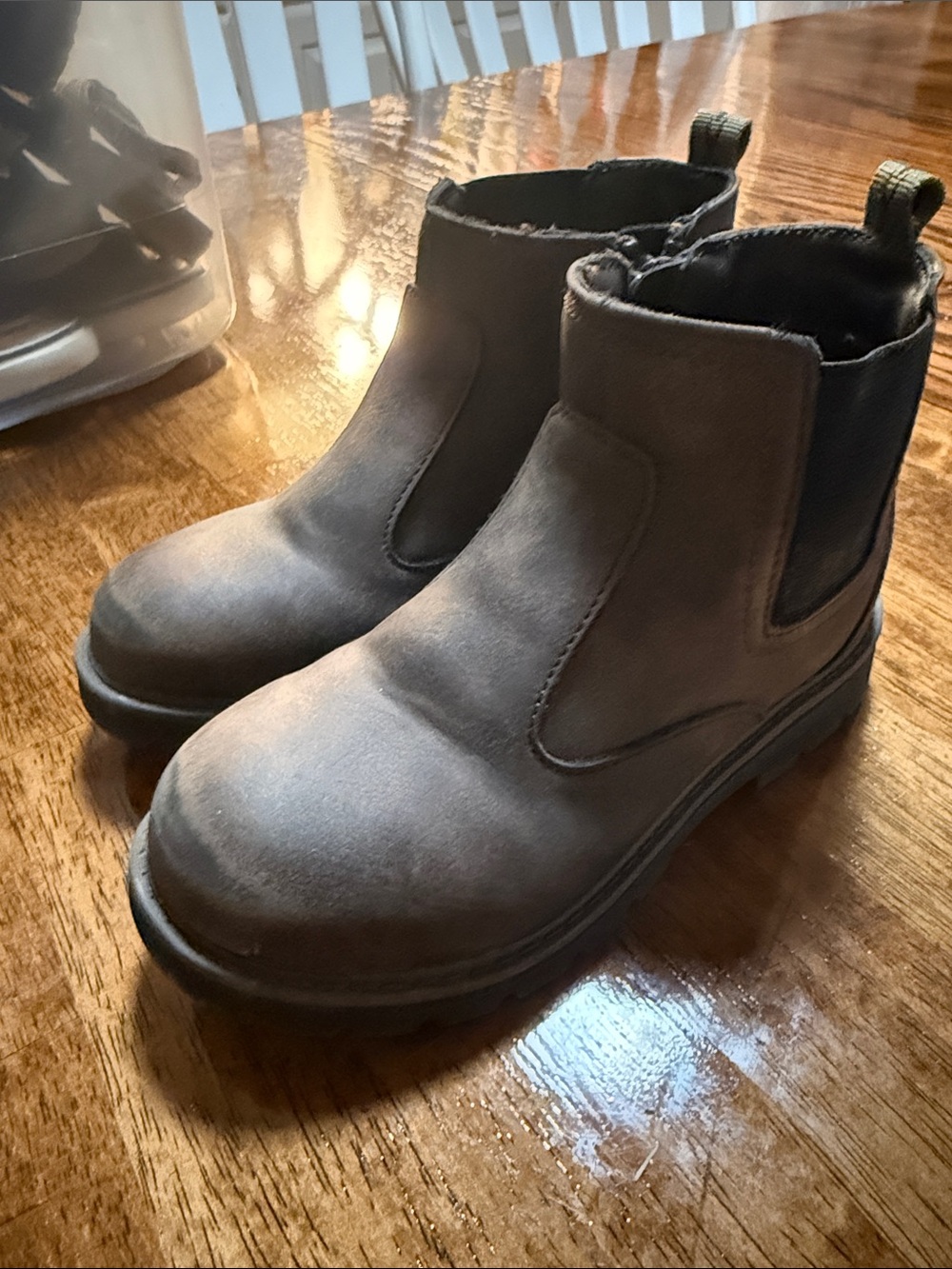wonder nation Brown Kids Chelsea Boots